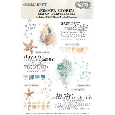 49 And Market Toddler Time -  Summer Stories Rub-On Transfers